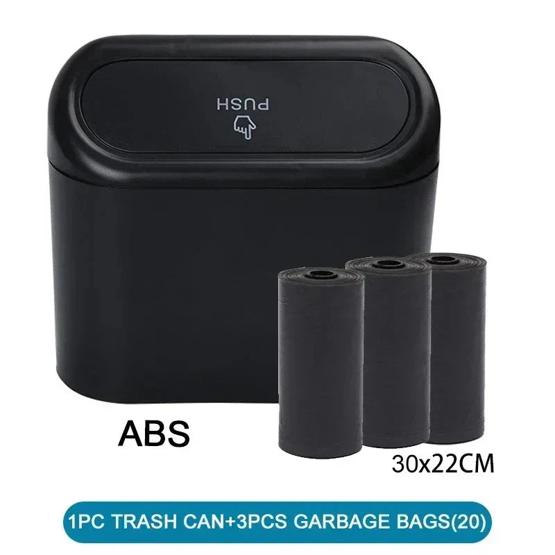 Leak-Proof Mini Car Trash Can