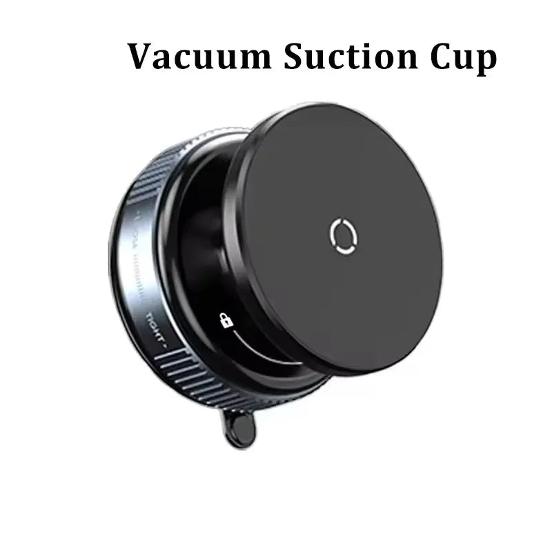 Upgraded Multi-Angle Magnetic Car Phone Holder - Strong Vacuum Magnet & Foldable Design