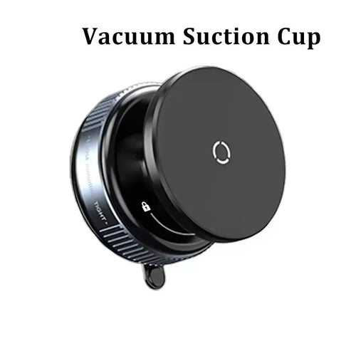 Upgraded Multi-Angle Magnetic Car Phone Holder - Strong Vacuum Magnet & Foldable Design